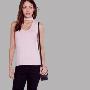 Express Pink Cut Out Choker Tank Top XS